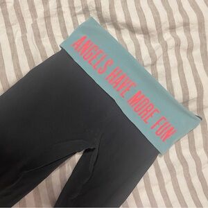 Vintage Victoria Secret Yoga Pants with OG Drop Waistline. Flare leggings x long